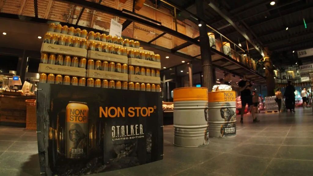 NON STOP S.T.A.L.K.E.R. limited-edition energy drink presented in Kyiv, with over 4 000 cans sold on the very first day