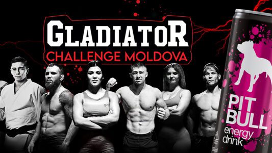 PIT BULL Becomes the Energy Partner of the Gladiator Challenge Moldova, the Biggest Show of the Country