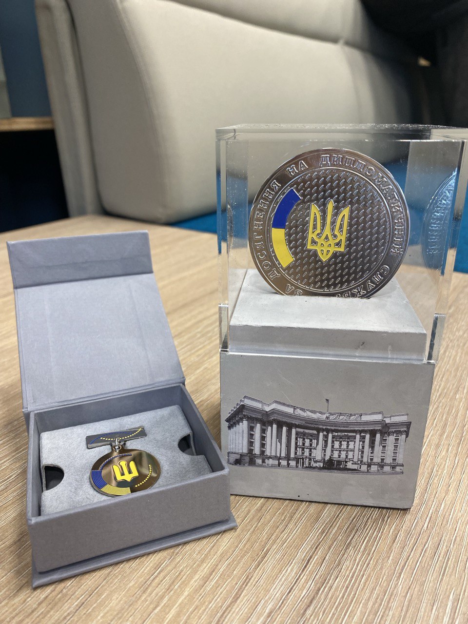 New Products Group has received the award “For Supporting Ukrainian Diplomacy”: it was granted personally by the Minister of Foreign Affairs of Ukraine, Dmytro Kuleba