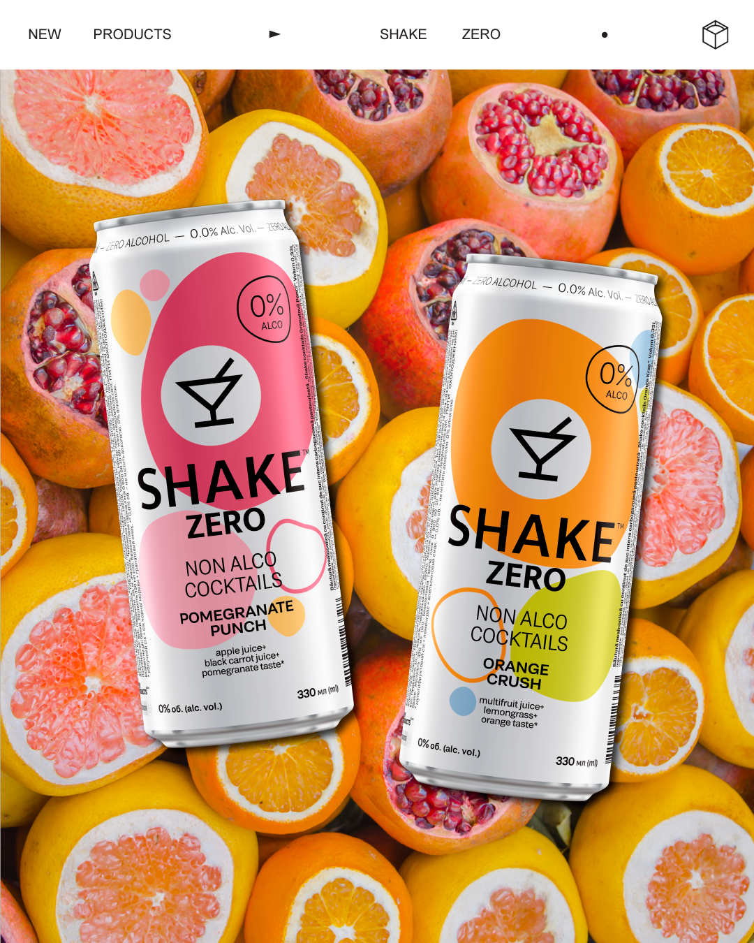 The SHAKE ZERO line expanded to two new cool products at a go