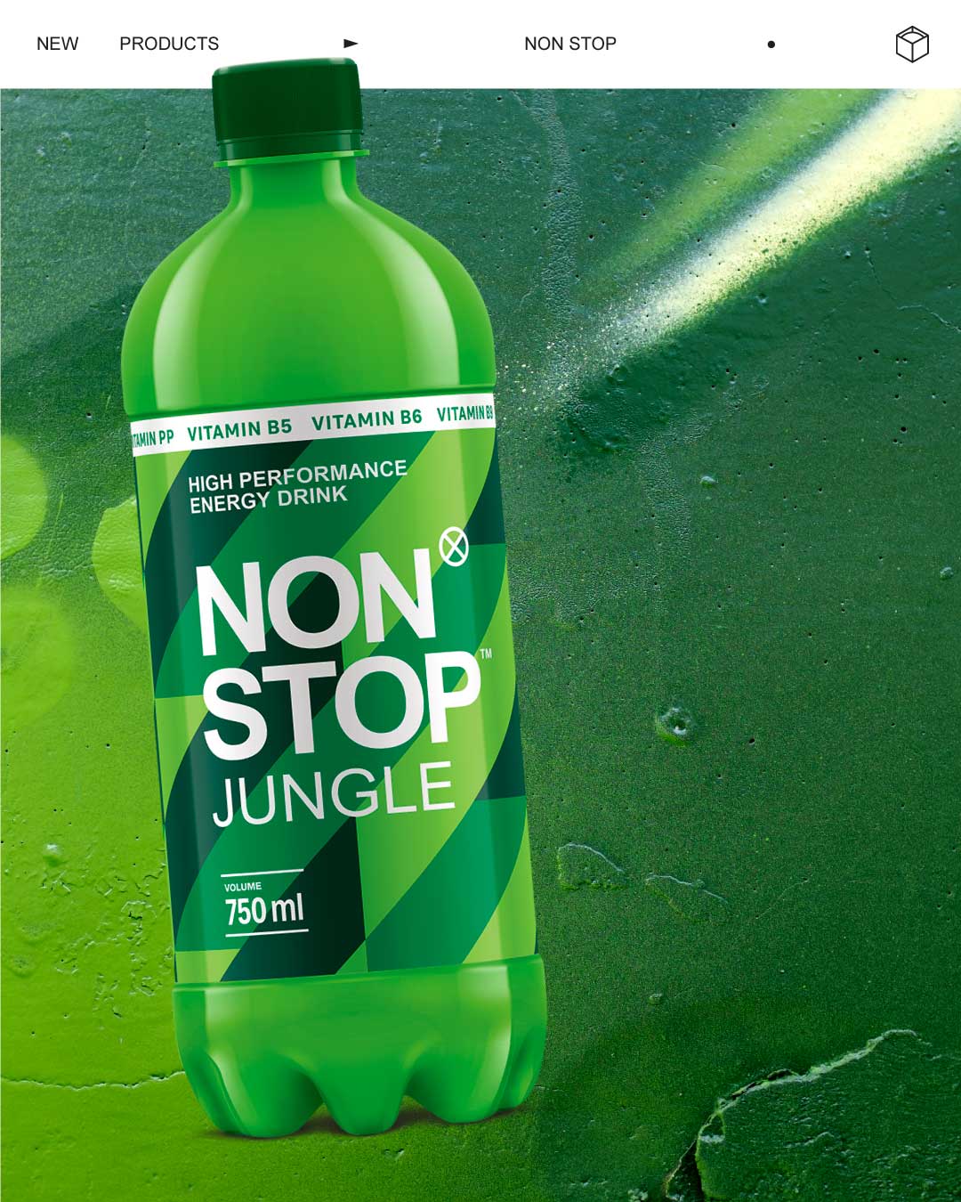 Experience NON STOP Jungle In A New 0.75 Liter Pet-Bottle Format!