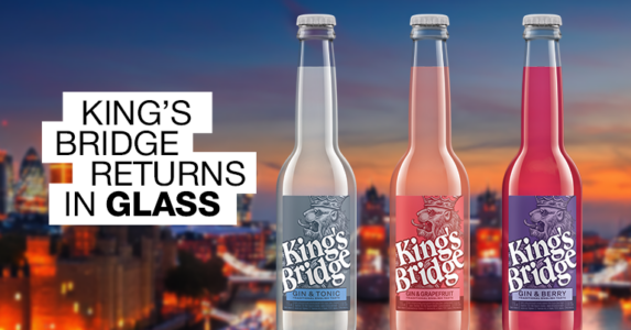 King’s Bridge Brings Consumers’ Favorite Flavors Back in Glass Bottles